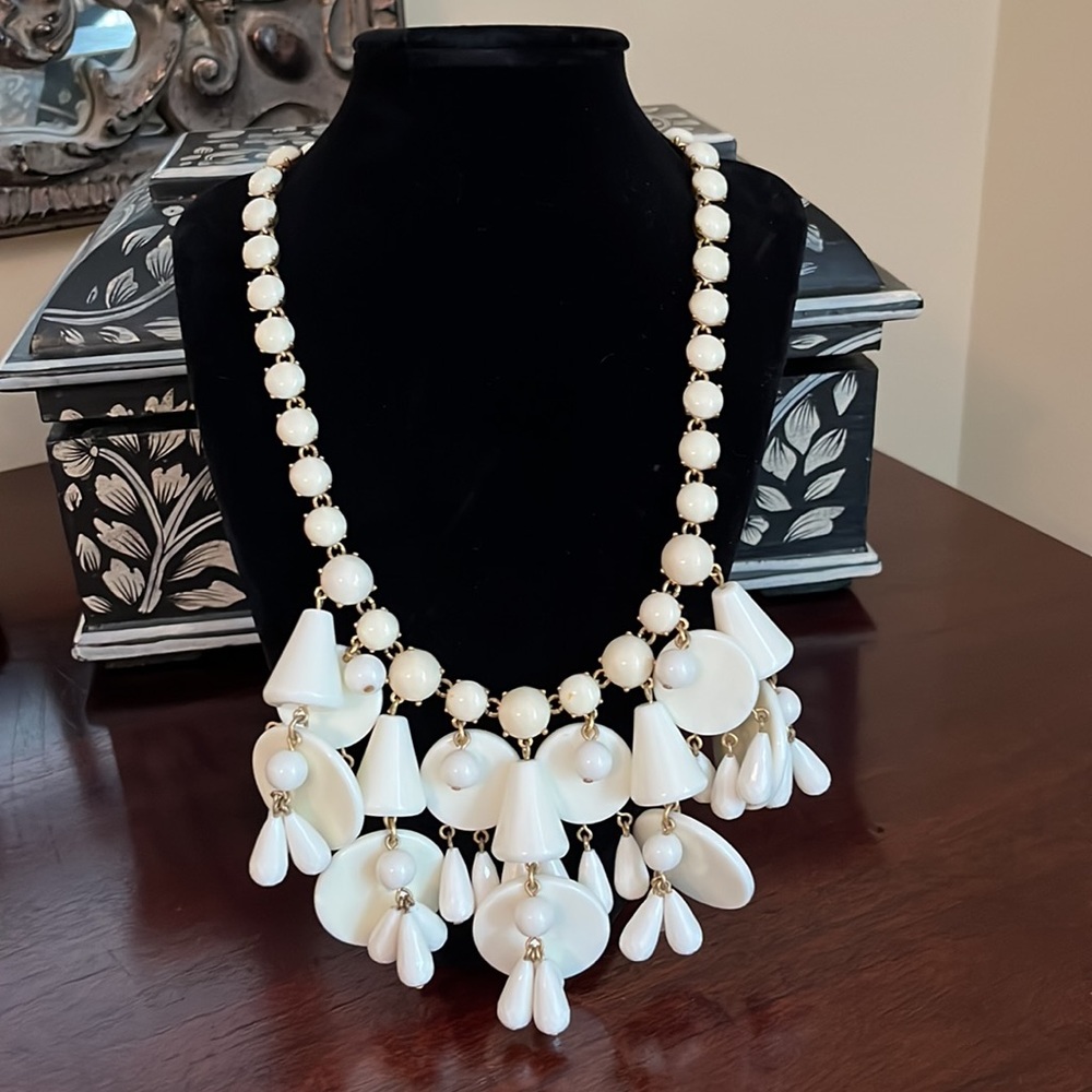 🌻J Crew Wind Bell Statement Runway Necklace